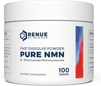 RENUE by Science NMN Powder | 100g Fast Dissolve Powder Supplement | 500mg Nicotinamide Mononucleotide per Serving | Manufactured in The USA Thir