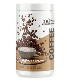 Abronikey Evolution Coffee Cappuccino Flavor Beverage | Creamy Instant Coffee Drink | Dietary Supplement