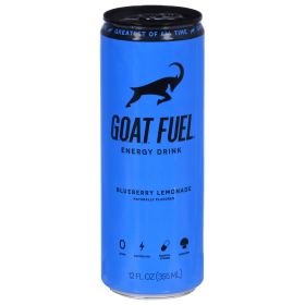 G.o.a.t. Fuel - Energy Drink Blueberry Lemonade - Case Of 12-12 Fluid Ounces