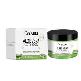 OceAura Aloe Vera Cucumber Gel, Moisturizing And Cooling Body Care Moisturizing And Refreshing Skin Aloe Vera Gel (Option: 100g-131.97g-2.83*2.83*1.77inch)