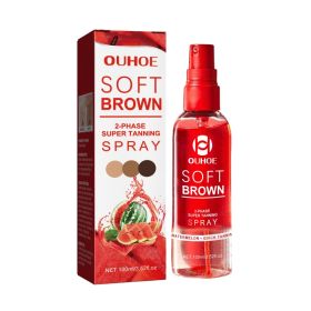 OUHOE Tanning Spray, Outdoor Tanning Self-Tanning Bronze Skin Moisturizing And Toning Spray (Option: 100ml-121g-1.57*1.57*5.9inch)